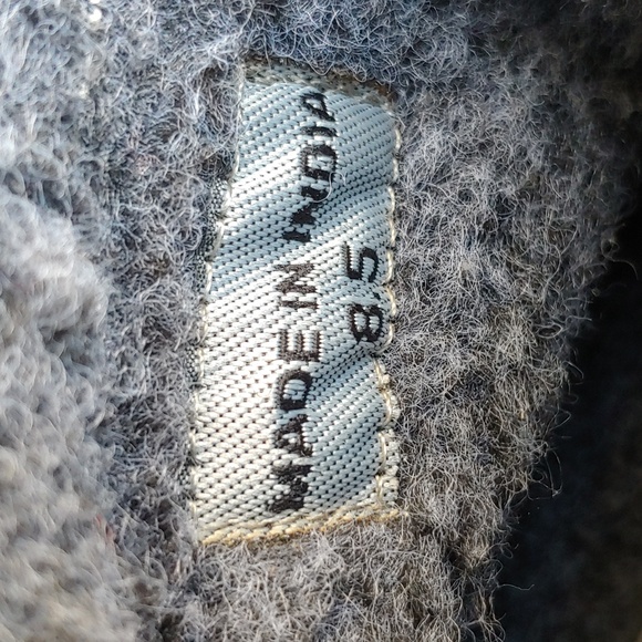 Urban Outfitters Women's Gum Sole Hiker Style Suede Boots Grey & Blue size 8.5 - Picture 16 of 17